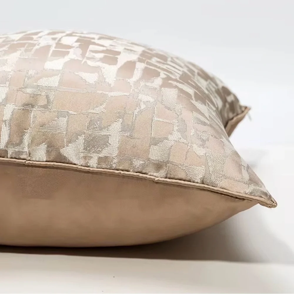 Modern Geometric Patterned Throw Pillow Covers Set of Two 20” x 20”